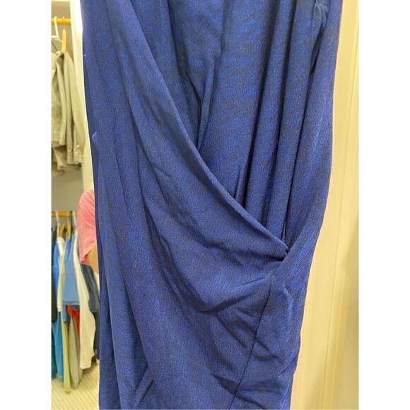 T BY ALEXANDER WANG NAVY KNOTTED SLEEVELESS DRESS SIZE small - Picture 5 of 8